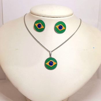 CONJUNTO INOX REDONDO BRASIL